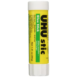 UHU 99655 Glue Stick  1.41 oz  Pack of 6  Clear/ White