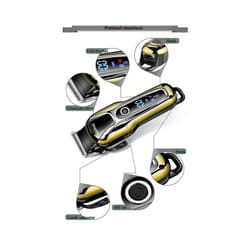 Kemei Hair Clippers KEMEI Men's Barber Set Mains Trimmer Shaver Gold