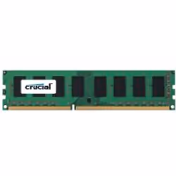 Crucial PC3-12800, 4 GB, 1 x 4 GB, DDR3, 1600 MHz, 240-pin DIMM