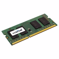 Crucial 2GB DDR3-1066 SO-DIMM CL7, 2 GB, 1 x 2 GB, DDR3, 1066 MHz, 204-pin SO-DIMM