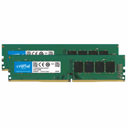 Crucial 16GB DDR4-2133, 16 GB, 2 x 8 GB, DDR4, 2133 MHz, 288-pin DIMM
