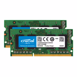 Crucial CT2K16G4SFD8213, 32 GB, 2 x 16 GB, DDR4, 2133 MHz, 260-pin SO-DIMM, Green