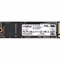 Crucial P1, 1 TB, M.2, 2000 MB/s