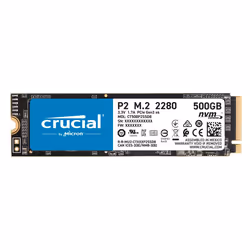 Crucial P2, 500 GB, M.2, 2300 MB/s