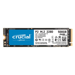 Crucial P2 500 GB M.2 PCI Express 3.0 NVMe