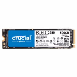 Crucial P2 500 GB M.2 PCI Express 3.0 NVMe