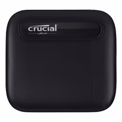Crucial X6, 4 TB, USB Type-C, 3.2 Gen 2 (3.1 Gen 2), 800 MB/s, Black