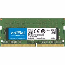 Crucial CT32G4SFD832AT, 32 GB, 1 x 32 GB, DDR4, 3200 MHz, 260-pin SO-DIMM
