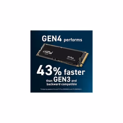 Crucial P3 Plus 2TB M.2 PCIe Gen4 NVMe Internal SSD - Up to 5000MB/s - CT2000P3PSSD801 Acronis Edition