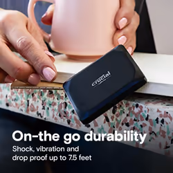X9 1TB Portable External SSD - Up to 1050MB/s, External Solid State Drive, Works with PlayStation, Xbox, PC and Mac, USB-C 3.2 - CT1000X9SSD902