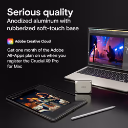 Crucial X9 Pro 2 TB USB Type-C 3.2 Gen 2 (3.1 Gen 2) Beige - Additional view 6