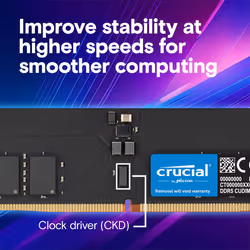 Crucial CT32G64C52CU5 memory module 32 GB 1 x 32 GB DDR5 6400 MT/s - Additional view 4