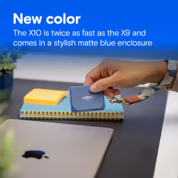 Crucial X10 1 TB USB Type-C USB 3.2 Gen 2x2 Blue - Additional view 2