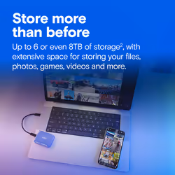 Crucial X10 2 TB USB Type-C USB 3.2 Gen 2x2 Blue - Additional view 6