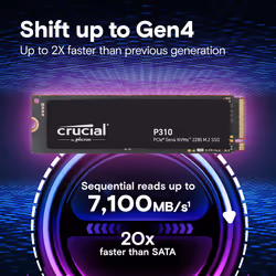 Crucial P310 4 TB M.2 PCI Express 4.0 NVMe