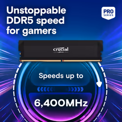 Crucial Pro CP32G64C40U5B memory module 64 GB 1 x 64 GB DDR5 6400 MHz