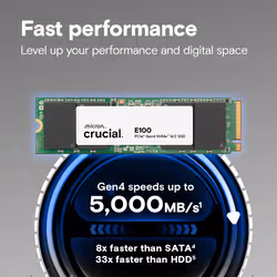 Micron CT2000E100SSD8 internal solid state drive 2 TB M.2 PCI Express 4.0 NVMe - Additional view 2