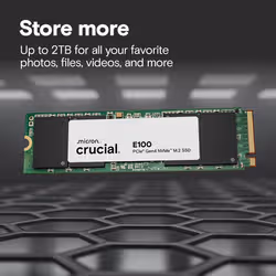 Micron CT2000E100SSD8 internal solid state drive 2 TB M.2 PCI Express 4.0 NVMe - Additional view 3