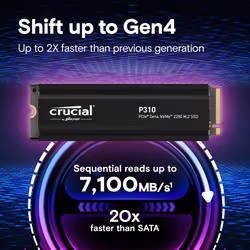 Crucial P310 4 TB M.2 PCI Express 4.0 NVMe