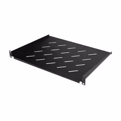 CyberPower CRA50002, Rack shelf, Black, Steel, 18 kg, 1U, 483 mm