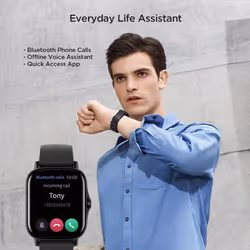 GTS 2 Smartwatch with Sleep, Stress, Heart Rate, Blood Oxygen Monitor, Sports Watch with 90 Sports Modes, 5 ATM Waterproof, Fitness Tracker, Music