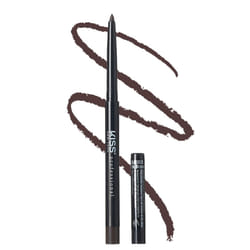 KISS NEW YORK Pro Intense Gel Eyeliner with Built-in Sharpener  Waterproof  Smudge-proof  Long Lasting Gel Eyeliner Pencil (Dark Brown)