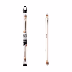 KISS NEW YORK Professional Dual Ended Concealer & Blending Brush Flat Concealer Brush for Imperfection & Even Coverage Smal ...