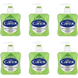 Carex Dermacare Aloe Vera Antibacterial Hand Wash Pack of 6