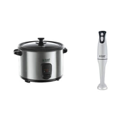 Russell Hobbs 19750 Rice Cooker and Steamer - Cooker + Hand Blender