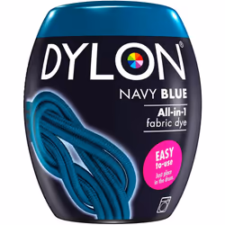 DYLON Washing Machine Fabric Dye Pod for Clothes, 350g - Navy Blue