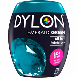 DYLON Washing Machine Fabric Dye Pod for Clothes, 350g - Emerald Green