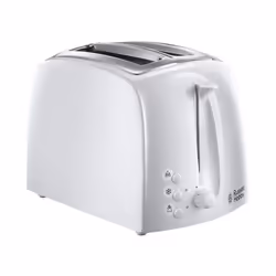 Russell Hobbs 21641 Textures 2-Slice Toaster, 1000 W - White
