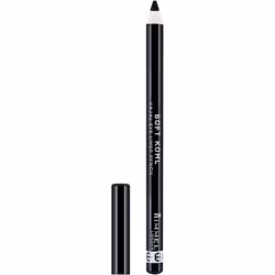 Rimmel London Soft Kohl Eyeliner Jet Black Pencil, Long-lasting and Smudge-proof Formula with Easy Application, 1.2 g