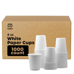 Comfy Package CP-8OZ-WHC100-X10 disposable cup 1000 pc(s) Paper