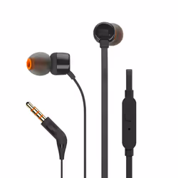 Wired Headset Wheat In Ear with JBL TUNE T110 - black