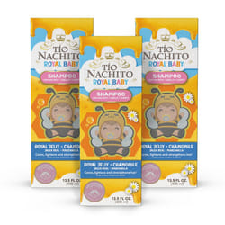 Tio Nacho TIO Nachito Hypoallergenic Baby Shampoo with Royal Jelly & Chamomile - Gentle, Tear-Free Body Wash, 13.5 fl oz Pack of 3