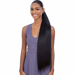 Shake-N-Go Synthetic Organique Pony Pro Ponytail - STRAIGHT YAKY 32"""" (1B)
