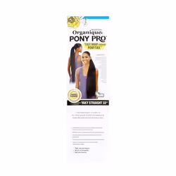 Shake-N-Go Synthetic Organique Pony Pro Ponytail - STRAIGHT YAKY 32"""" (1B)