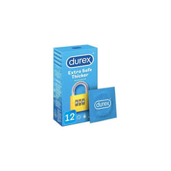 Extra Safe Thick and Smooth Condoms  12 Count Pack of 1Other