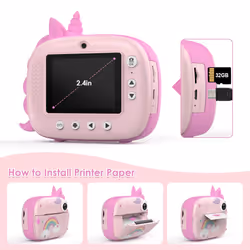 HiMont Zero Ink Print Paper for Kids Instant Camera  6 Packs  Instant Print Camera Accessories