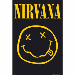 GB eye Nirvana Smiley Poster
