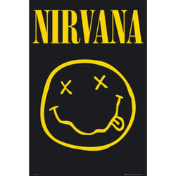 GB eye Nirvana Smiley Poster