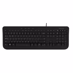 Incase Designed by Microsoft Wired Keyboard 600, Full-size (100%), Wired, USB, QWERTY, Black