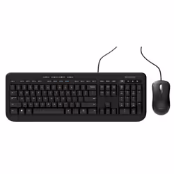 Incase Designed by Microsoft Wired Desktop 600, Full-size (100%), Wired, USB, QWERTY, Black, Mouse included