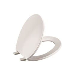 Kohler 129934 Brevia Round Toilet Seat with Quick-Release Hinges, White