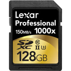 Lexar Professional 1000x 128GB SDXC UHS-II Card