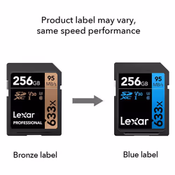 Lexar Professional 633x 256GB SDXC UHS-I Card