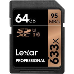 Lexar Professional 633x SDHC/SDXC UHS-I 64 GB Class 10