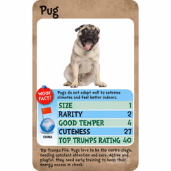 Lovable Dogs Top Trumps Card Game (001961)