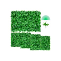 Vevor MLCZWQ4PC24X16001V0 Artificial Boxwood Panel UV Boxwood Hedge Wall Panels - 4 Piece